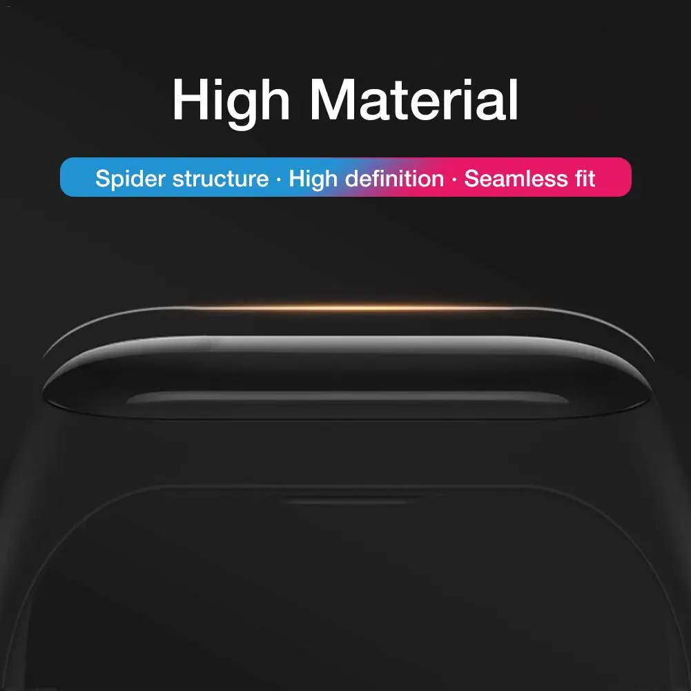 1/5 шт Защитная пленка для Xiaomi Mi группа 4 смарт-браслет полный Экран протектор гидрогель пленка не закаленное Стекло