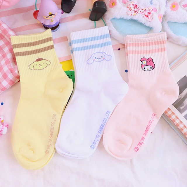 My Melody Cinnamoroll Designer Sock – Kawaii Store – KawaiiMerch.com ...