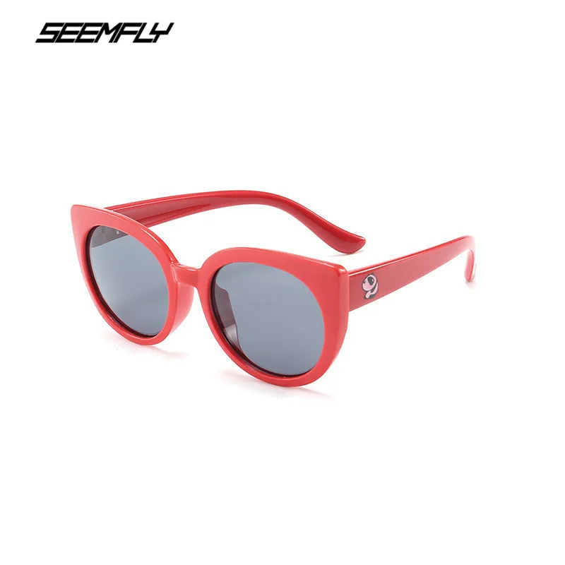 

SEEMFLY New Kids Polarized Sunglasses TR90 Boys Girls Sun Glasses Silicone Safety Glasses Gift For Children Baby UV400 Eyewear