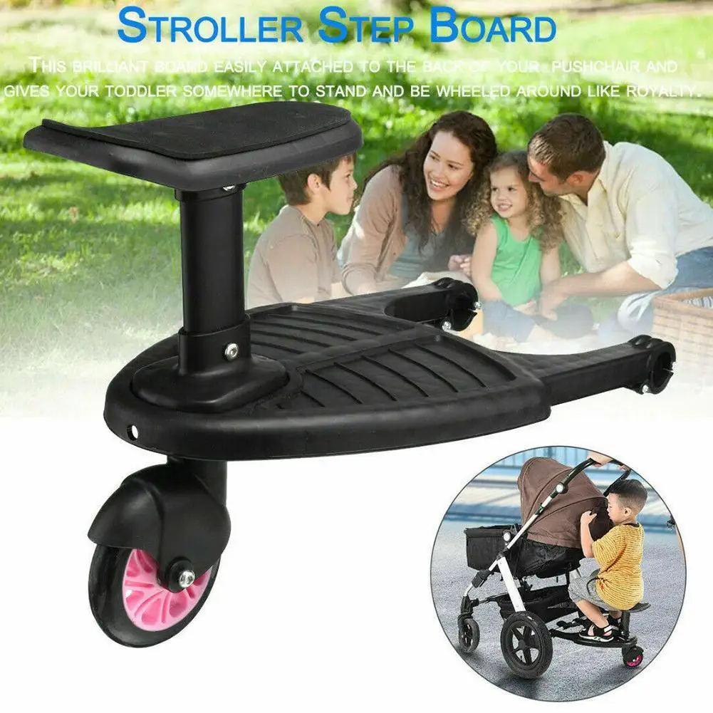 Universal Fashion Children Stroller Pedal Adapter Second Child Auxiliary Trailer Twins Scooter Hitchhiker Kids Stand Board | Мебель