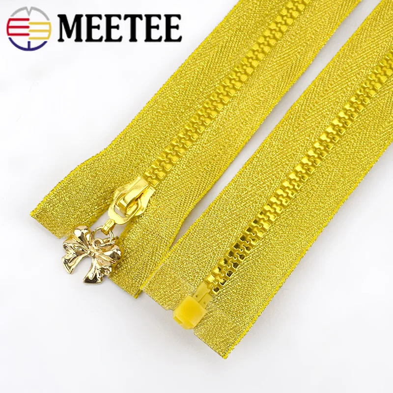 Молния из смолы с открытым концом для шитья 2/5 шт. 60 см 5 # экологически чистые