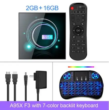 A95X F3 Тонкий Смарт ТВ приставка Amlogic S905X3 4 ГБ 32 ГБ 64 ГБ Android 9,0 ТВ приставка 1080P 4K 8K 2,4G и 5G двойная wifi приставка A95X F3 SLIM - Цвет: 2G16G i8 backlit