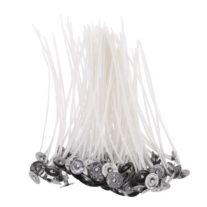 Новинка 2021 100 шт./лот фитили в виде свечей 12 см хлопковый сердечник предварительно