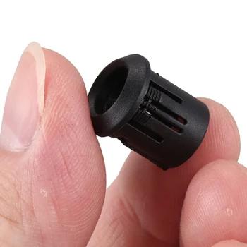 

LBER 50Pcs Lamp Socket Diode Holder Clip Bezel Mount 8mm LED Holders Panel Display