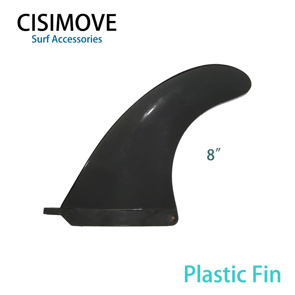 Plastic blk CISIMOVE Графический специальный Стекловолокно центр плавник один плавник хвост плавник для доски для серфинга Лонгборд sup доска - Цвет: Plastic blk