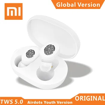 

Global Version Xiaomi Airdots TWS Mi wireless Bluetooth 5.0 Earphone Touch Control Earbuds Air Dots Headset with Charging Box