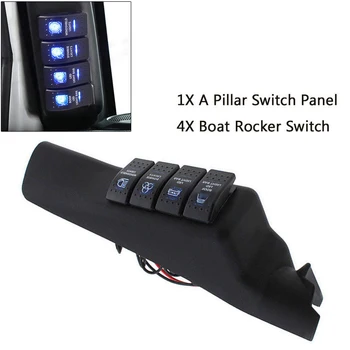 

Model Pillar Switch Panel Interior Black Accessories Replacement Left Side