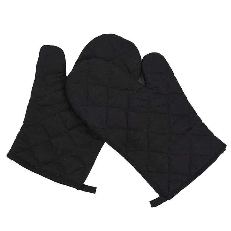 Oven Gloves Long Cotton Oven Mitts BBQ Glove Kitchen Accessories 23In Heat  Resistant Anti-hot Baking Gloves Cooking Tool - AliExpress