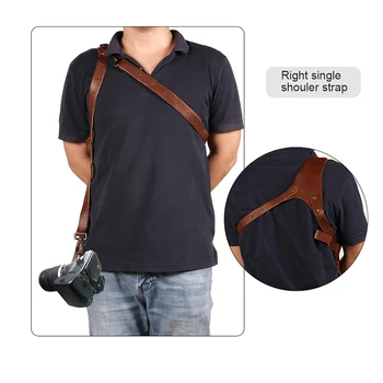 

Camera Strap Adjustable Portable Leather Camera Shoulder Band Accessories FJ88