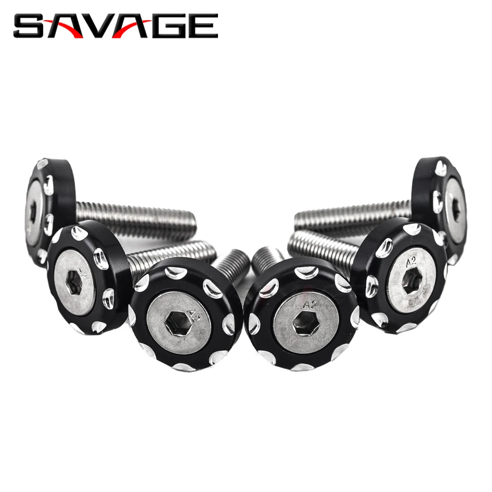 Motorcycle Foot Pegs & Pedal Pads Foot Pedal Peg Bracket Mount Screw Bolts For SUZUKI GSX1300R