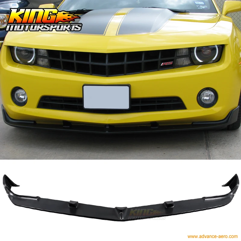

FIT 10 11 12 13 Chevy Camaro V6 S Style Urethane Front Bumper Lip Spoiler