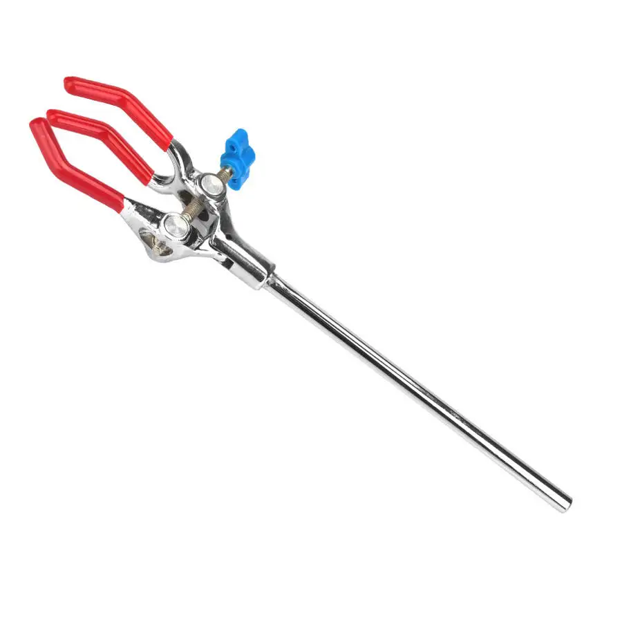 Three-jaw clamp laboratory instrument chemical zinc alloy retort stand condenser | Инструменты