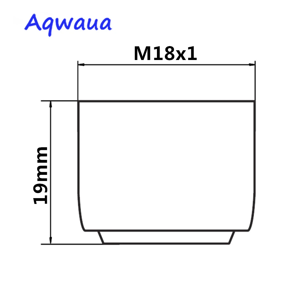 Aqwaua Water Saving Faucet Aerator 18MM Female Thread 4-6L/MIN Spout Bubbler Filter Attachment on Crane Bathroom Accessories faucet aerator