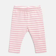 Леггинсы в полоску для маленьких девочек Новинка весны года, стильные короткие шорты для девочек детские штаны