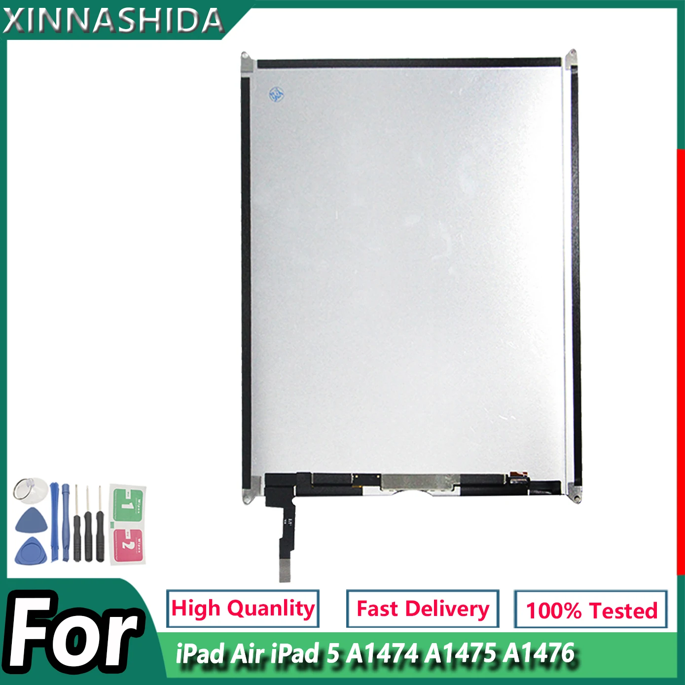 ForiPad5A1474A1475A1476LcdDisplayTouchScreenDigitizerGlass
