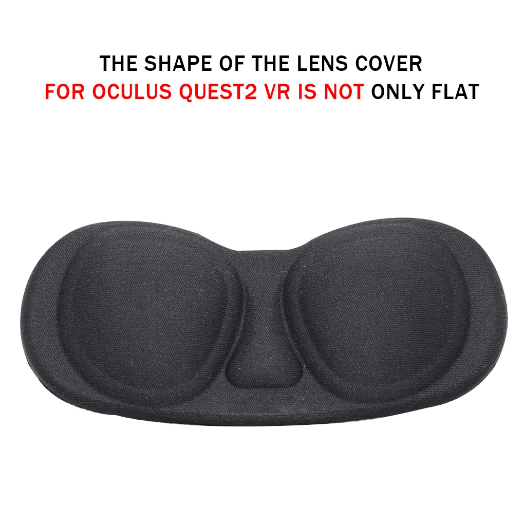 Funda protectora para lentes de VR, cubierta antiarañazos para lentes Oculus Quest 2 VR, a prueba de polvo, accesorios para lentes Oculus Quest2 VR