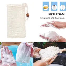 1PC Hanging Soap Foaming Net Facial Body Cleansing Bubble Helper Mesh Cleanser Soap Saver Pouches Bath Washing Tool