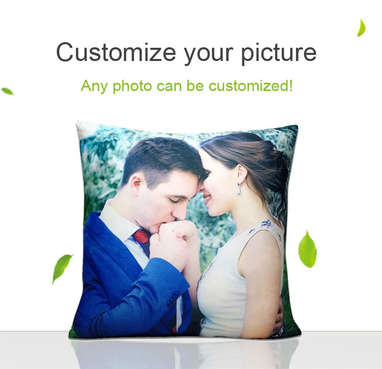 Photo Customization Square Cushion Stuffed dog Pillow Sofa Car Decorative Christmas Gift Couple photo pillow Baby photo cushion