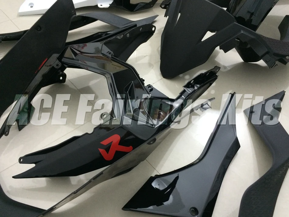 ABS обтекатель комплект подходит для Kawasaki Ninja300 EX300 300R 2013, 13, 14, 15, 16, 17, Обтекатели на заказ; цвет красный, черный