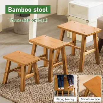 

S/M/L Bamboo Wood Shoe Bench Stool Living Room Home Furniture Ottoman In The Hallway Bench Sofa Tea Table Small Stool Chair
