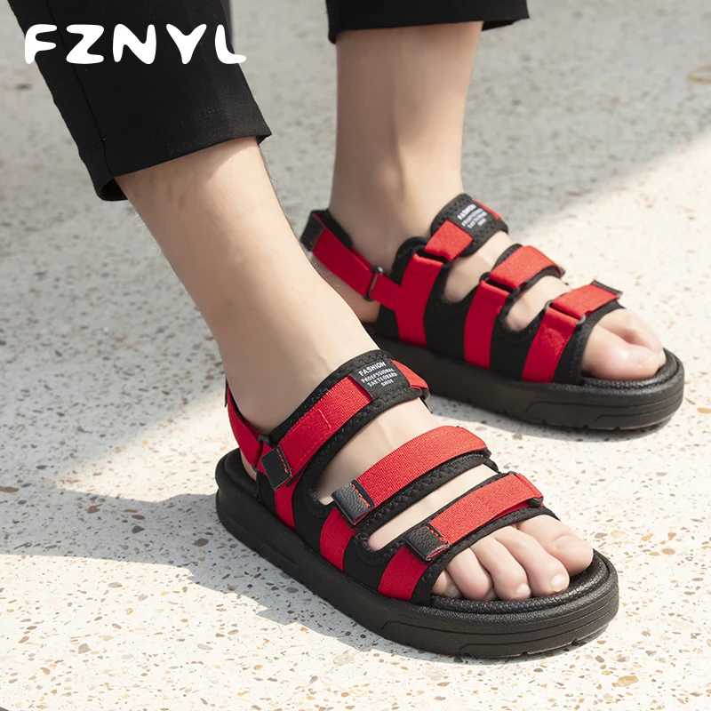 FZNYL/женские и мужские сандалии; летняя дышащая удобная Уличная Повседневная обувь; модные пляжные сандалии для влюбленных пар студентов