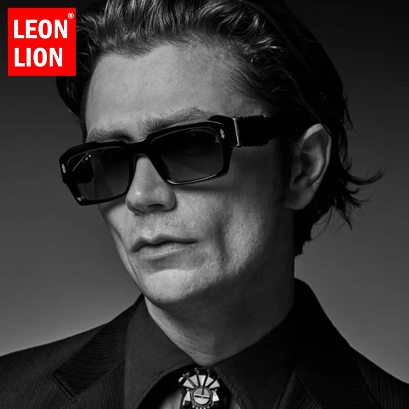 

Leonlion High Quality Square Sunglasses Men Fashion Luxury Brand Polygon Sun Glasses for Women/Men Retro Gafas De Sol Hombre