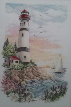 

WY Lovely Counted Cross Stitch Kit Dawn of a New Day Lighthouse Beacon dim 35068