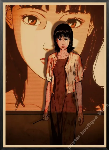 Posters and Prints Hot Perfect Blue Japanese Anime Classic Comic Movie Art  kraft paper Poster Painting Home Decor - Price history & Review, AliExpress Seller - The man2018 Store