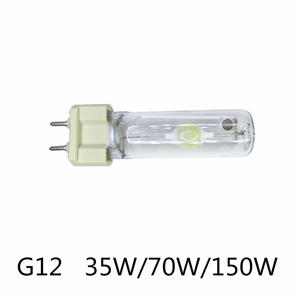 Bombilla de lámpara halógena de Metal G12, 70W, Bombilla de guía de de energía, tienda de ropa, luz de pista de alta calidad g12, 35w, 150w|halogen lamp|metal bulb lamp -