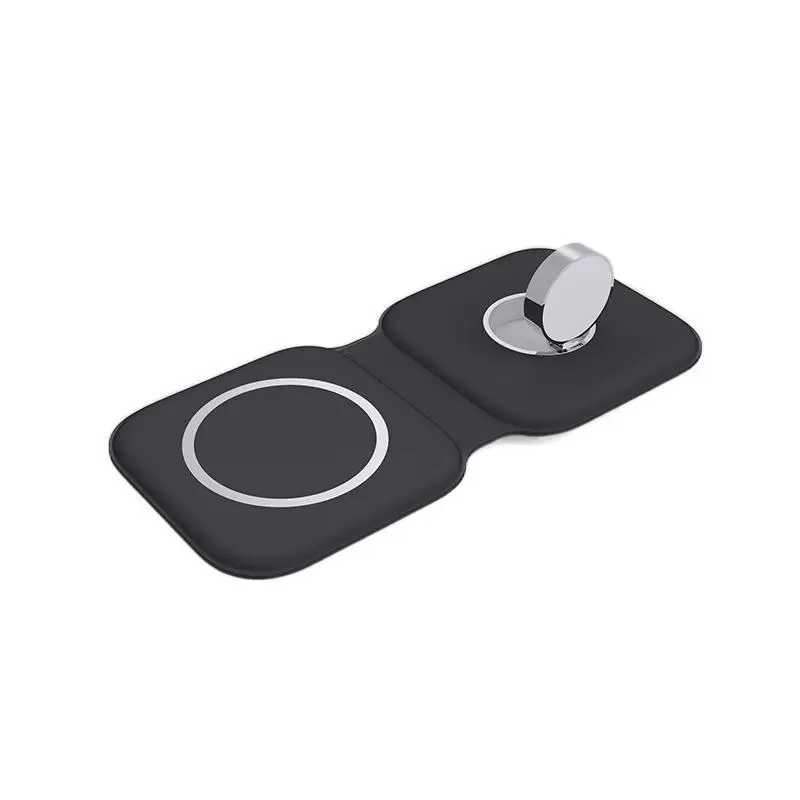 2 in 1 Folding Wireless charger for iphone 8 11 12 12pro xs xr phone charger for apple watch Magsafing charging station