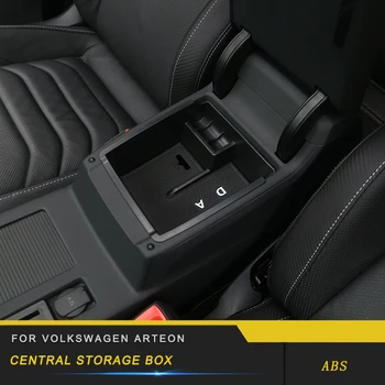 

For VW Volkswagen Arteon 2019 Car Styling Central Armrest Storage Organizing Box Organizer Case Interior Accessories