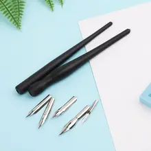 Манга Dip Держатель ручки набор комиксы Рисунок живопись инструменты комплект каллиграфия+ 5 перьев 634B