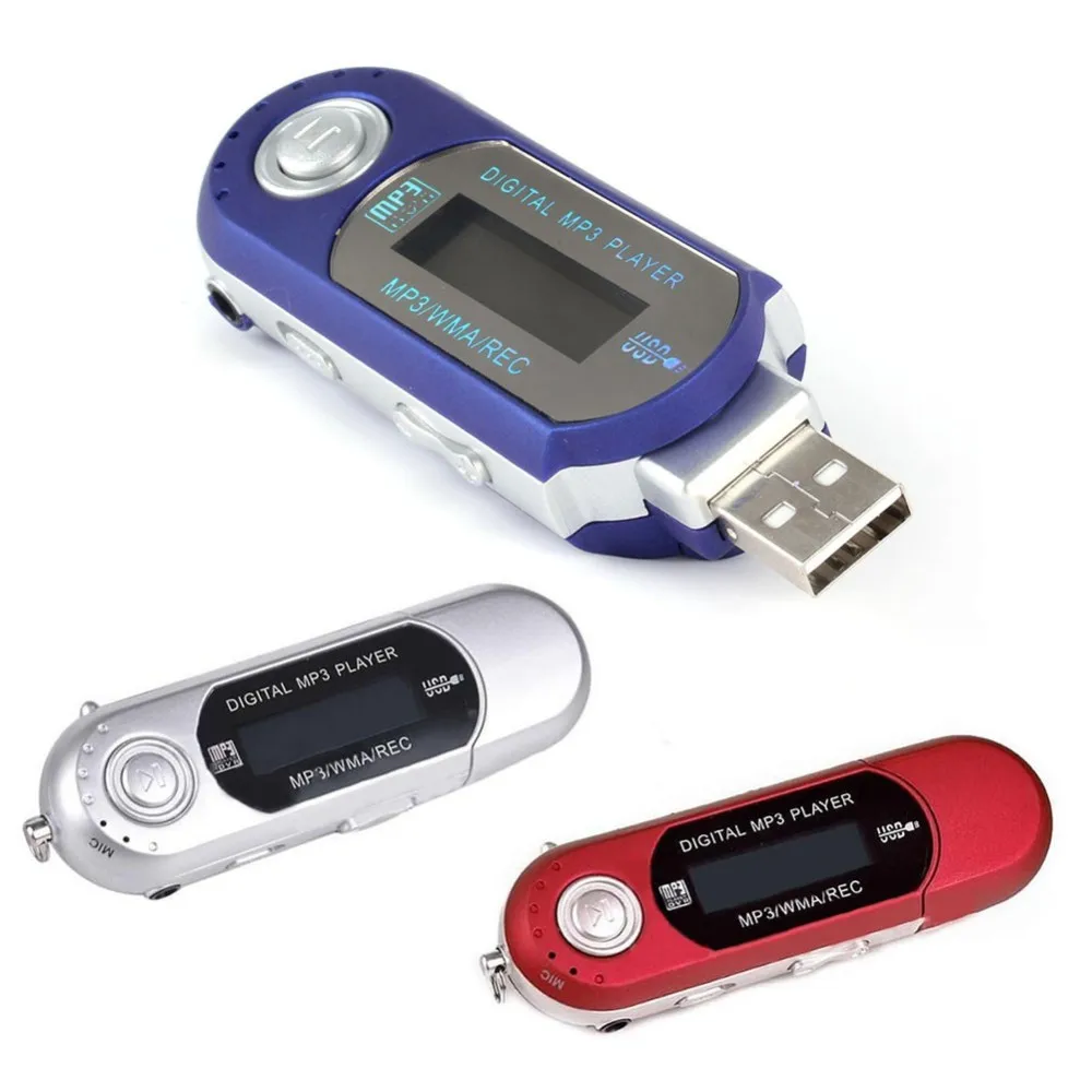 32G TF Card Walkman With Earphone FM Radio Portable Mini USB Slot MP3 Supported USB Flash MP3 Player