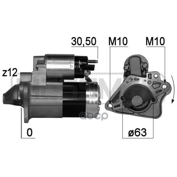 Стартер Renault Duster 1.6 2010- 1.3kw Era арт. 220758