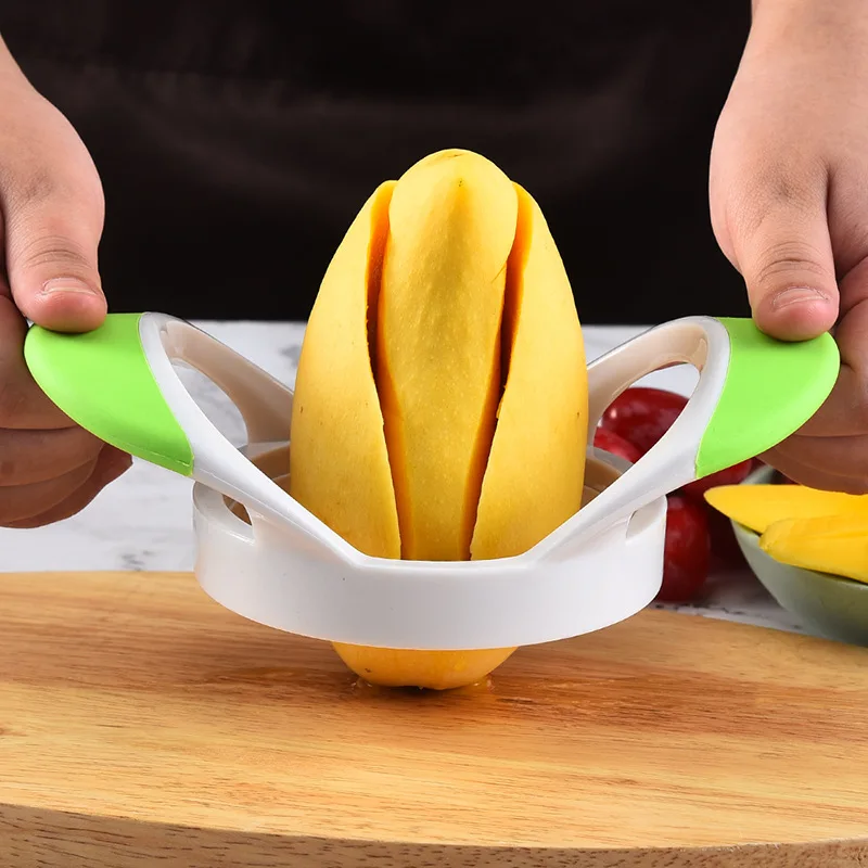 

Stainless Steel Mango Cutter Stainless Steel Mango Corer Mango Splitter Cut Fruit Tool Manufacturers Direct Selling