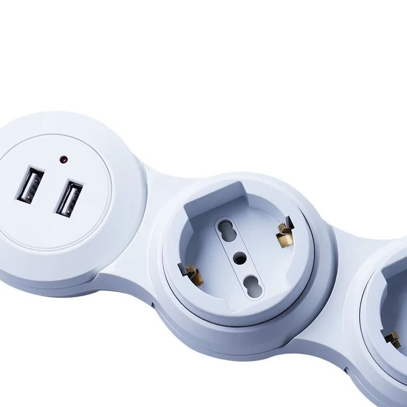 ЕС поп разъем Мощность устройство к разъему 3/4/5 с 2 Зарядка через usb Порты и