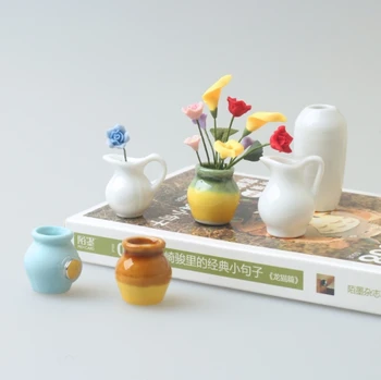 

(10 pieces/lot)MINI Creative Chinese wind ceramic flower arrangement Refrigerator Message posted