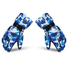 Зимние лыжные перчатки с трогательным экраном для мужчин и женщин, утепленные, водонепроницаемые, ветрозащитные, для верховой езды, хлопковые перчатки для влюбленных