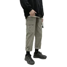 Casual Pants Loose Bib Overall Spring And Autumn Comfortable Fashion Loose Sportsman Outdoor Sports Fella Handsome Trousers