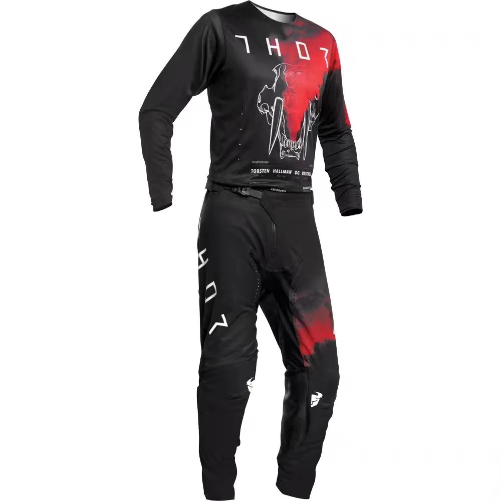 

2020 PRIME PRO Moto Jersey And Pants With Inner compression short ATV BMX Motocross Jersey Set ATV Suit Motorcycle MX gear Set