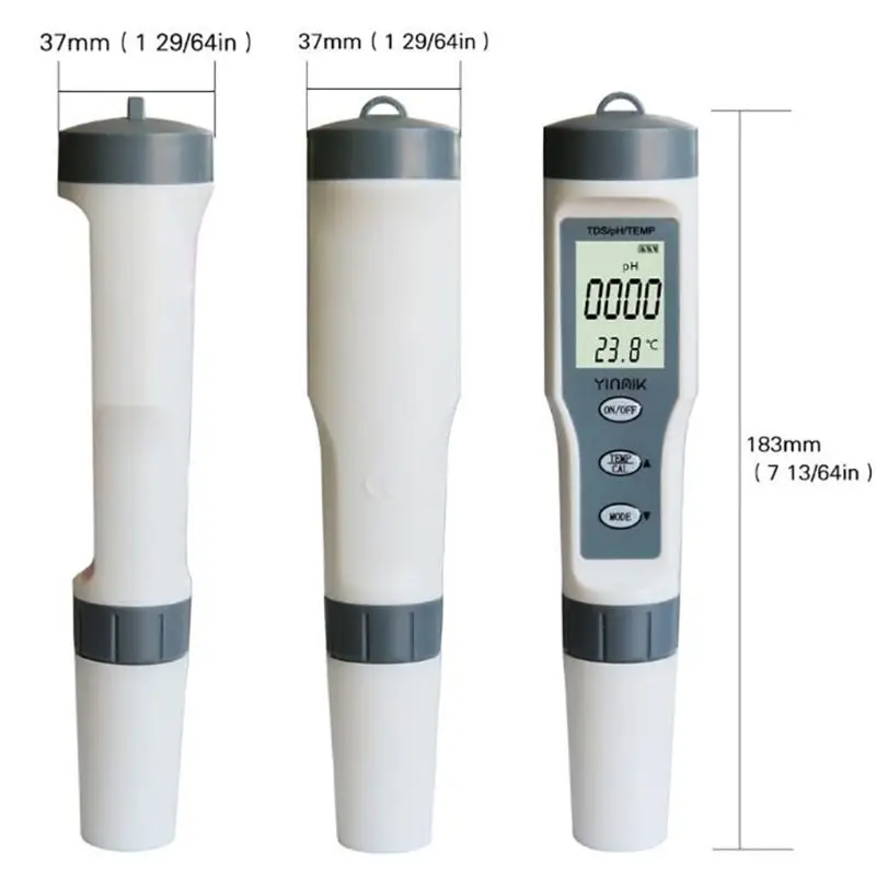 

EZ9901 Digital TDS Meter 3 in 1 TDS/PH&TEMP Tester Pen Handheld Water Quality