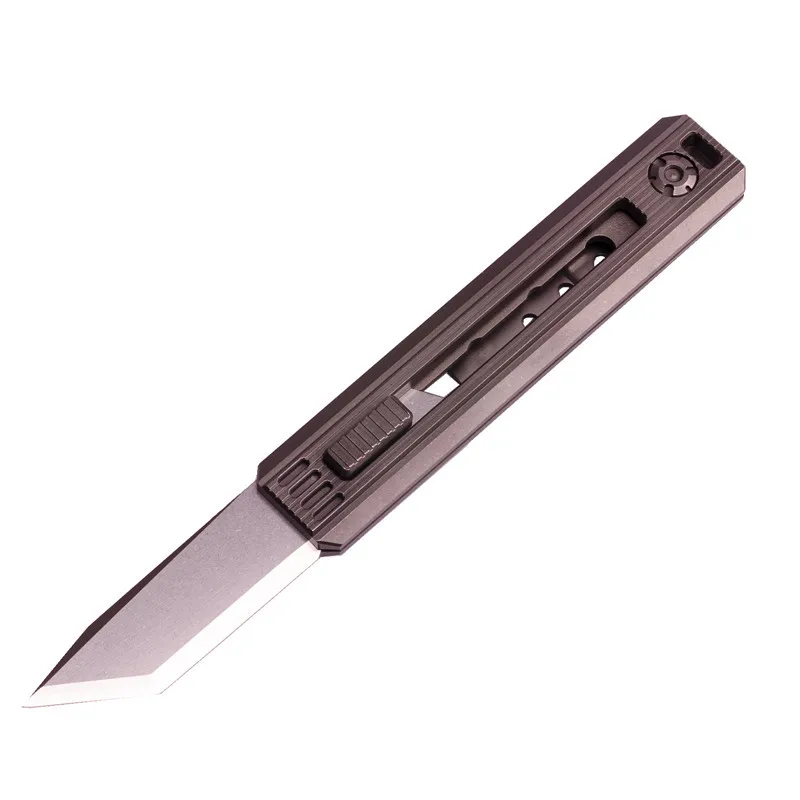NAITHAWK Универсальный Нож EDC нож инструмент D2 Танто лезвие режущий нож для бумаги один твердый TC21 ручка из титанового сплава|Ножи|   | АлиЭкспресс