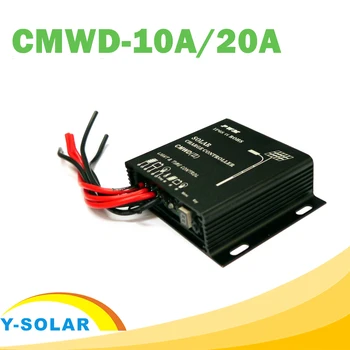 

PowMr PWM Waterproof Solar Controller 10A 20A Battery Regulator IP68 12V 24V Led Digital Charger for Lead Acid, Lithium Battery