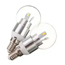 E14 галогенная лампа 4 Вт белый/теплый белый стеклянный светодиодный шар лампочка Сфера AC 110-240 В