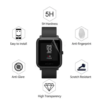 

100Pcs For Xiaomi Huami Amazfit Bip PACE Lite Youth smartWatch Soft TPU full Screen Protector (Not Tempered Glass)