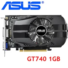 Видеокарта ASUS GT740 1 ГБ 128 бит GDDR5 видеокарты для nVIDIA Geforce GT 740 Hdmi Dvi используются карты VGA прочнее, чем GTX 650