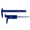 High quality 1pcs 0-80mm double rule scale plastic Vernier caliper measuring Student  Mini  tool ruler ► Photo 2/5