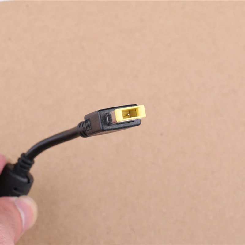 Lenovoラップトップ電源ケーブルコネクタ,四角いコネクタ,充電器
