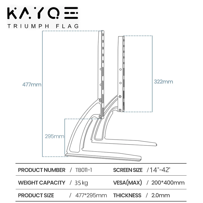 TV  Ʈ 귡Ŷ, κ 14-42 ġ LED ö TV Ʈ ĵ, ִ VESA 400x200mm  77 LBS ε 뷮