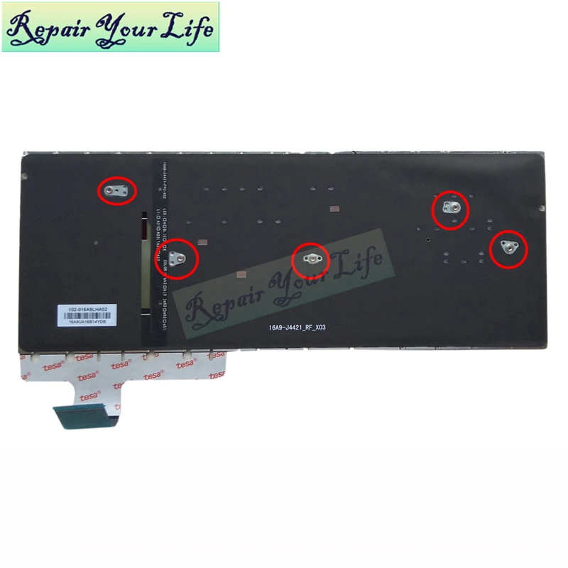  RU Russian US laptop keyboard for ASUS UX330CA UX330 English keyboard with backlit new 0KNB0-2601US